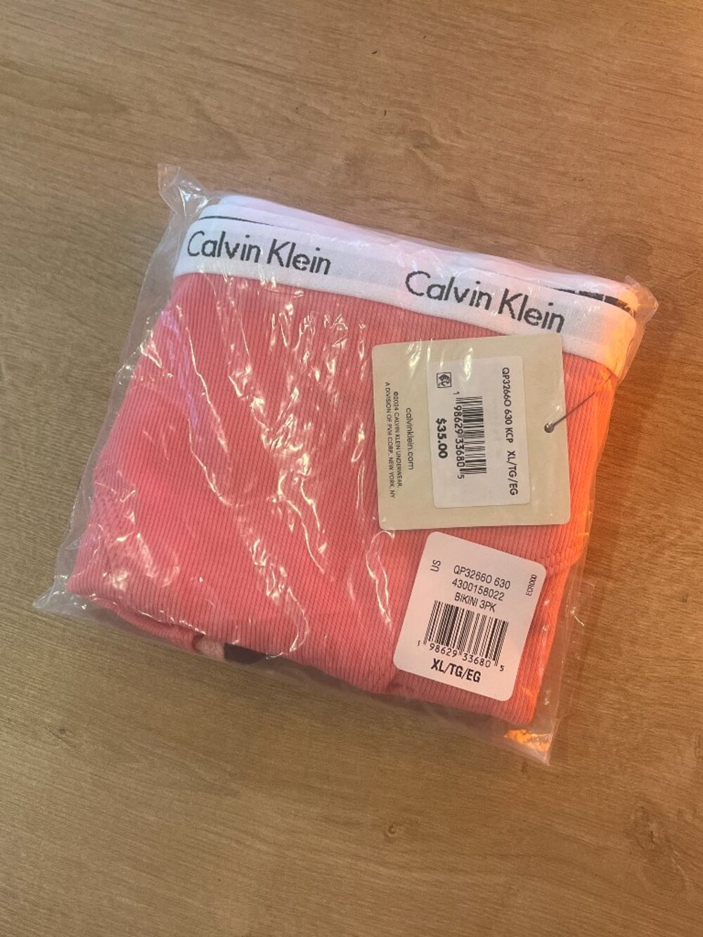 Calvin klein bikinis 3 pack
